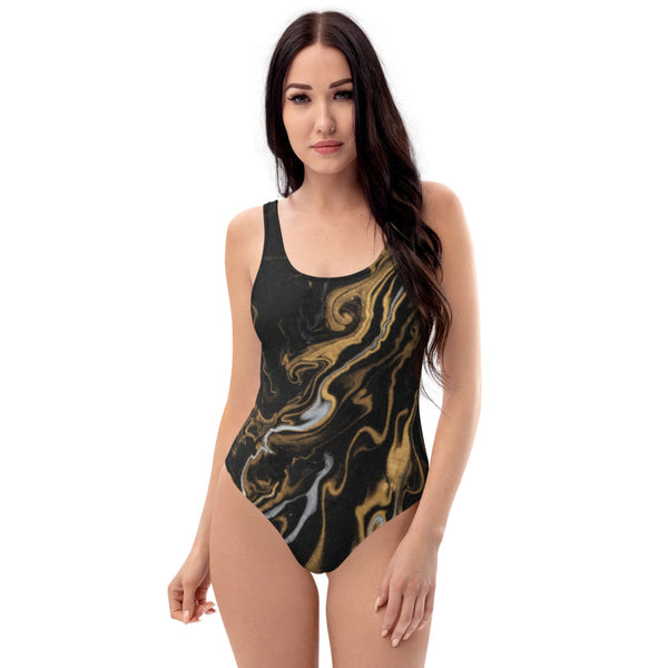 Gold Marble Swimsuit
